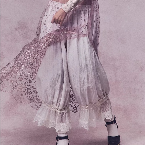 Apricot Color Pantaloons Free People size Medium - Picture 3 of 8